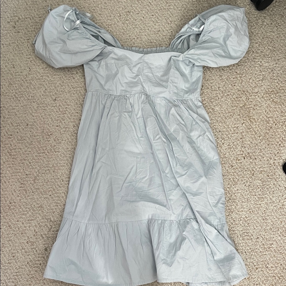 Elegant Light Gray Off-Shoulder Dress